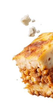 Delicious layered dessert slice